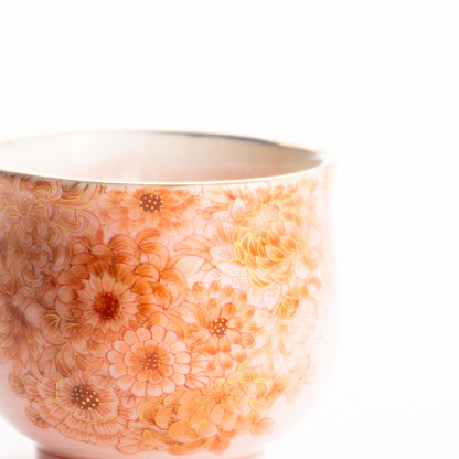 ぐい呑　赤菊　見谷若葉 KOTOPOTTER