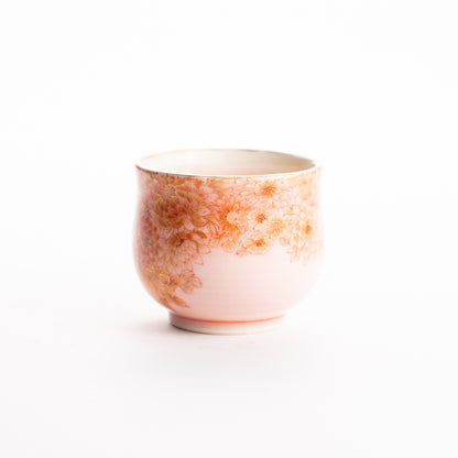 ぐい呑　赤菊　見谷若葉 KOTOPOTTER