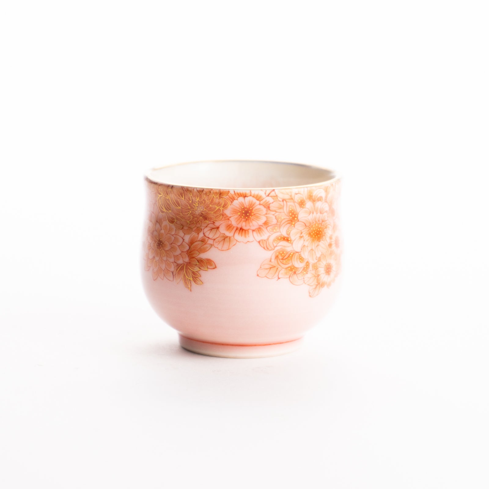 ぐい呑　赤菊　見谷若葉 KOTOPOTTER