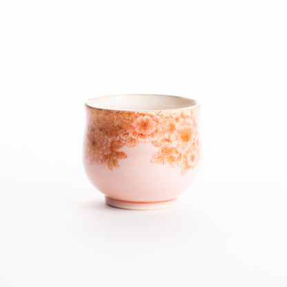 ぐい呑　赤菊　見谷若葉 KOTOPOTTER
