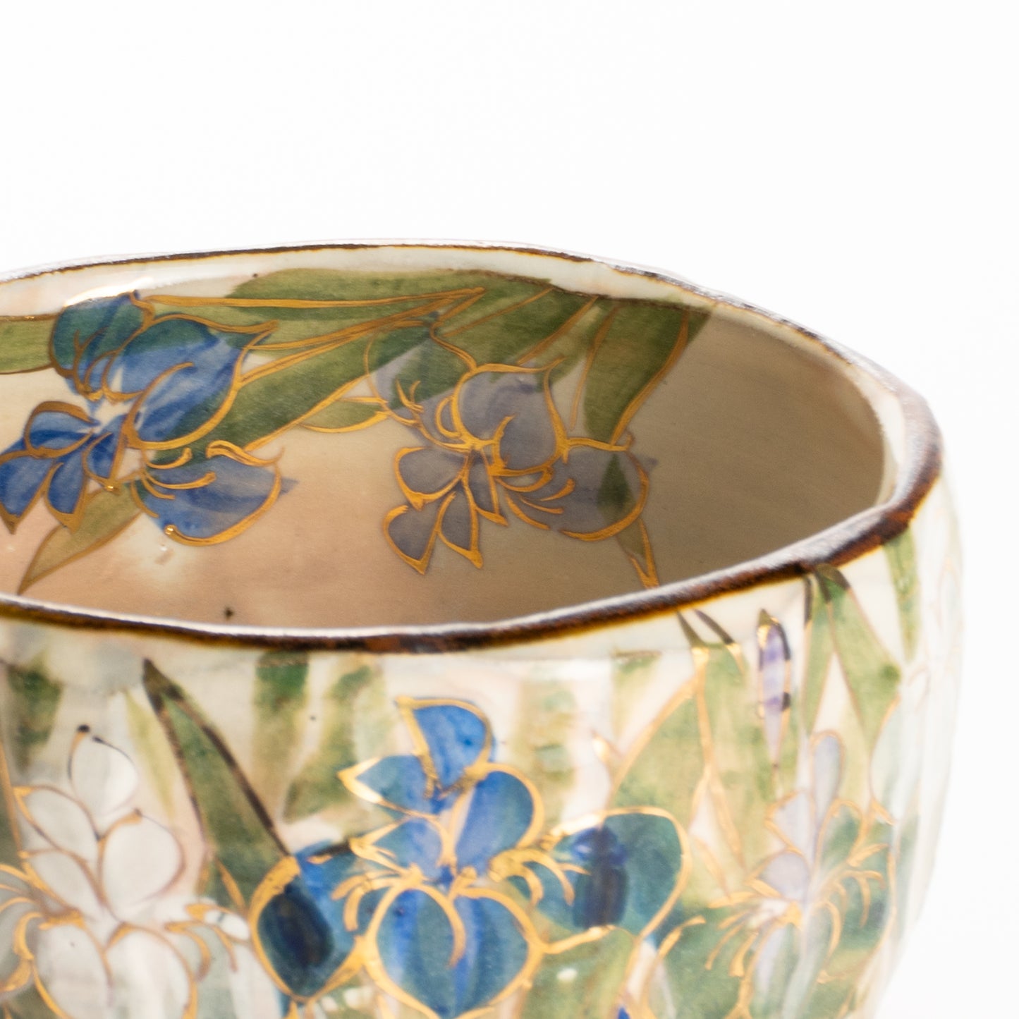 抹茶碗　菖蒲之図　俊山窯 KOTOPOTTER