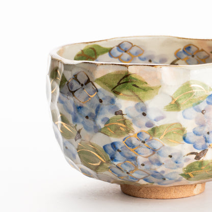 抹茶碗　紫陽花之図　俊山窯 KOTOPOTTER