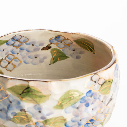 抹茶碗　紫陽花之図　俊山窯 KOTOPOTTER
