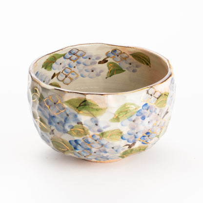 抹茶碗　紫陽花之図　俊山窯 KOTOPOTTER