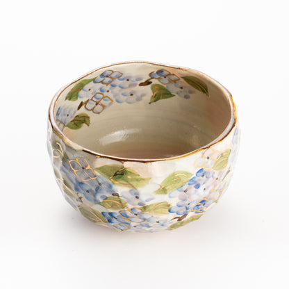 抹茶碗　紫陽花之図　俊山窯 KOTOPOTTER
