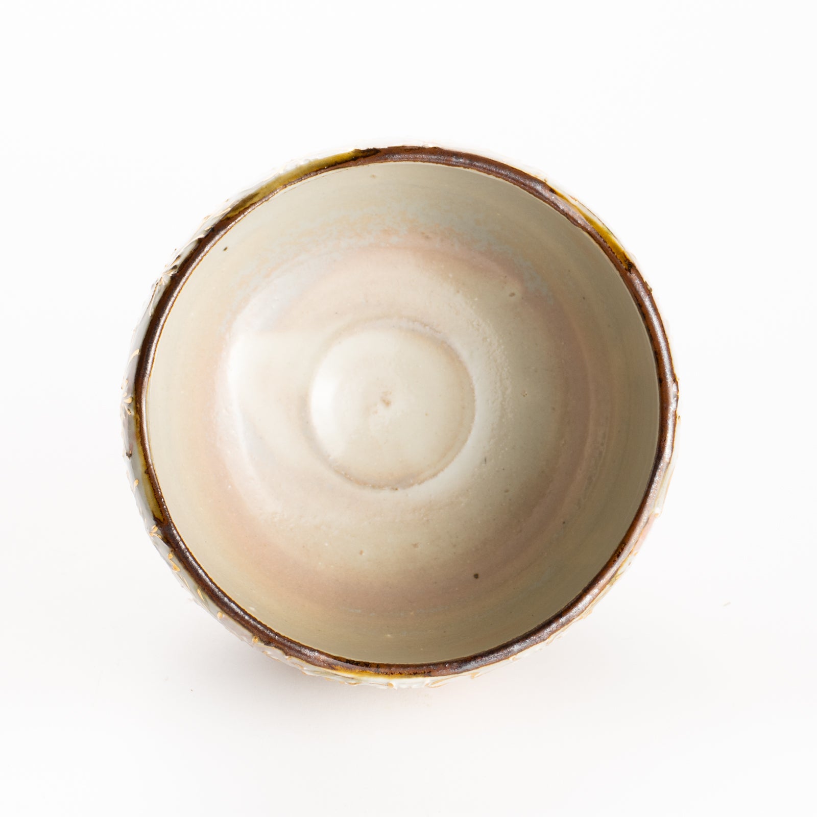 抹茶碗　イッチン金彩 桜　俊山窯 KOTOPOTTER