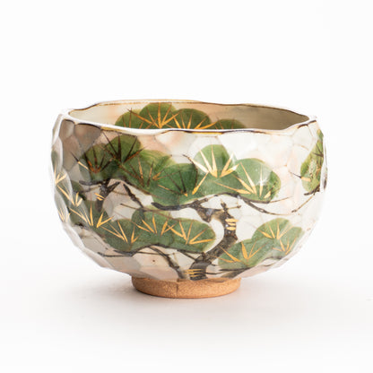 抹茶碗　松之図　俊山窯 KOTOPOTTER