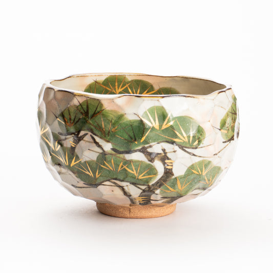 抹茶碗　松之図　俊山窯 KOTOPOTTER