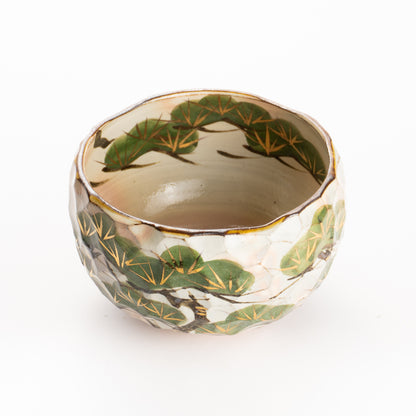 抹茶碗　松之図　俊山窯 KOTOPOTTER