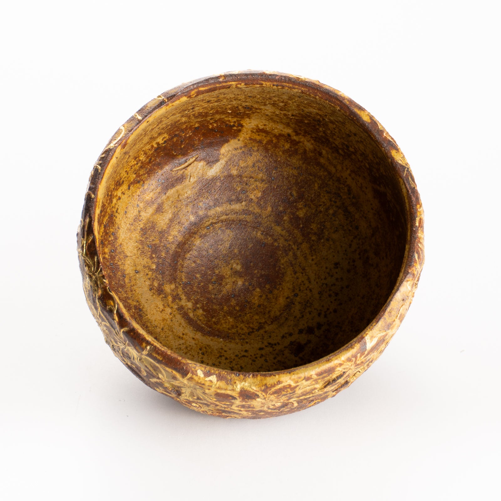 抹茶碗　イラボ金彩"桜之図"　俊山窯 KOTOPOTTER