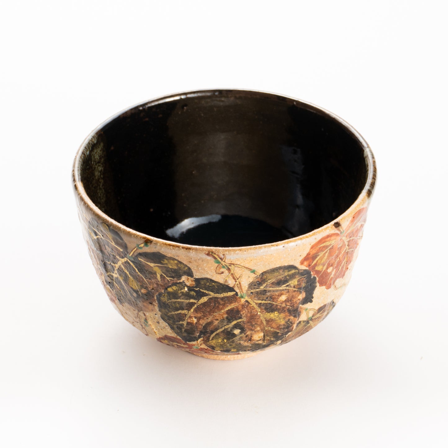 抹茶碗　灰釉掛分 蔦　良二 KOTOPOTTER
