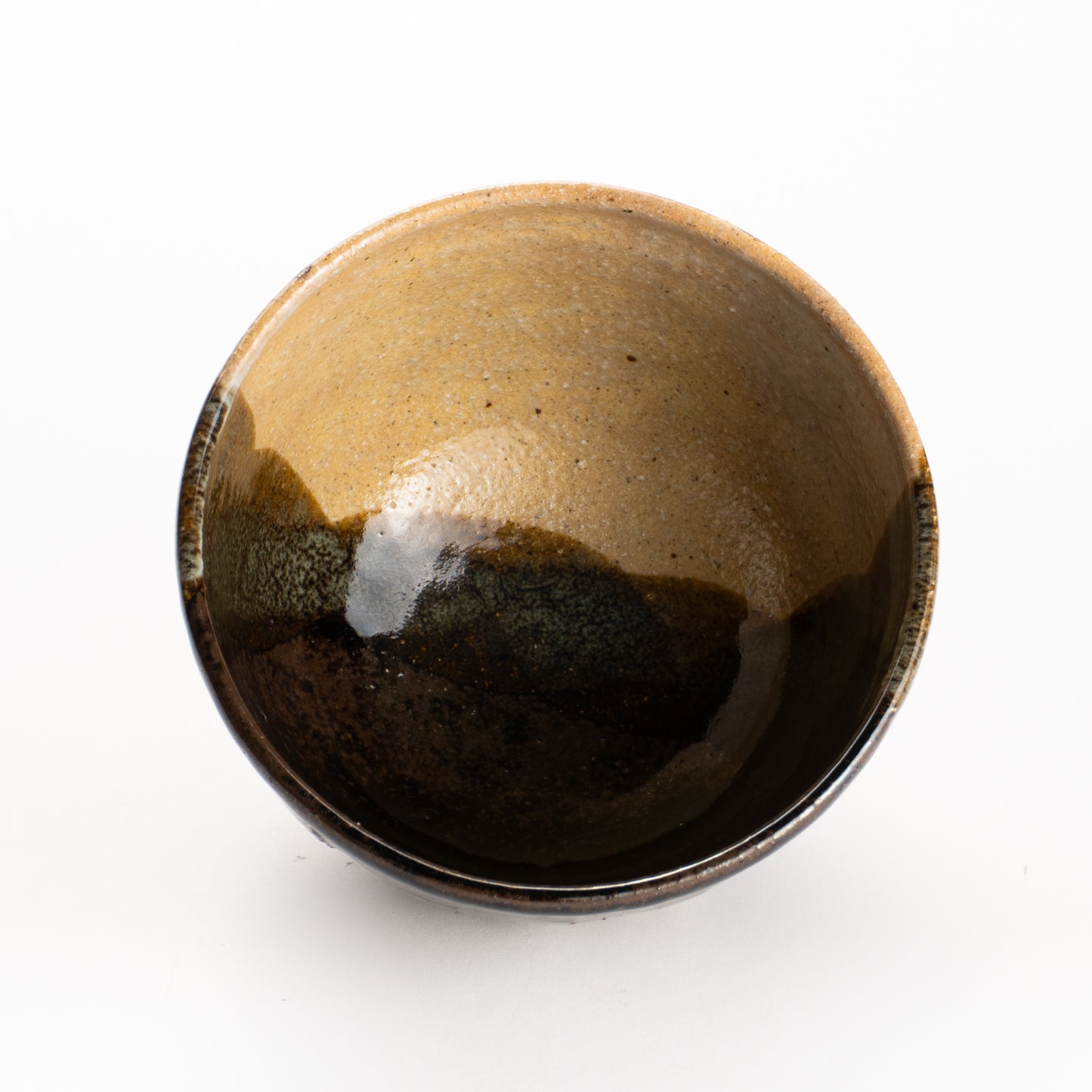 抹茶碗　灰釉掛分 蔦　良二 KOTOPOTTER