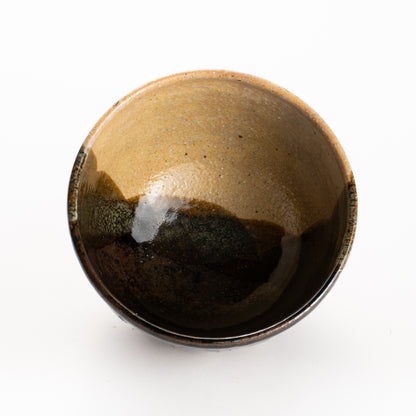 抹茶碗　灰釉掛分 蔦　良二 KOTOPOTTER