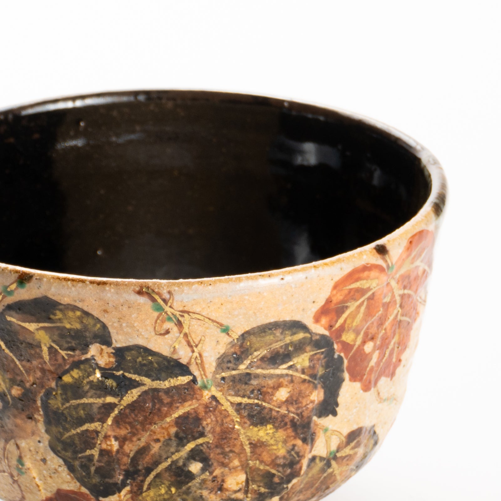 抹茶碗　灰釉掛分 蔦　良二 KOTOPOTTER