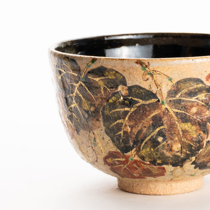 抹茶碗　灰釉掛分 蔦　良二 KOTOPOTTER