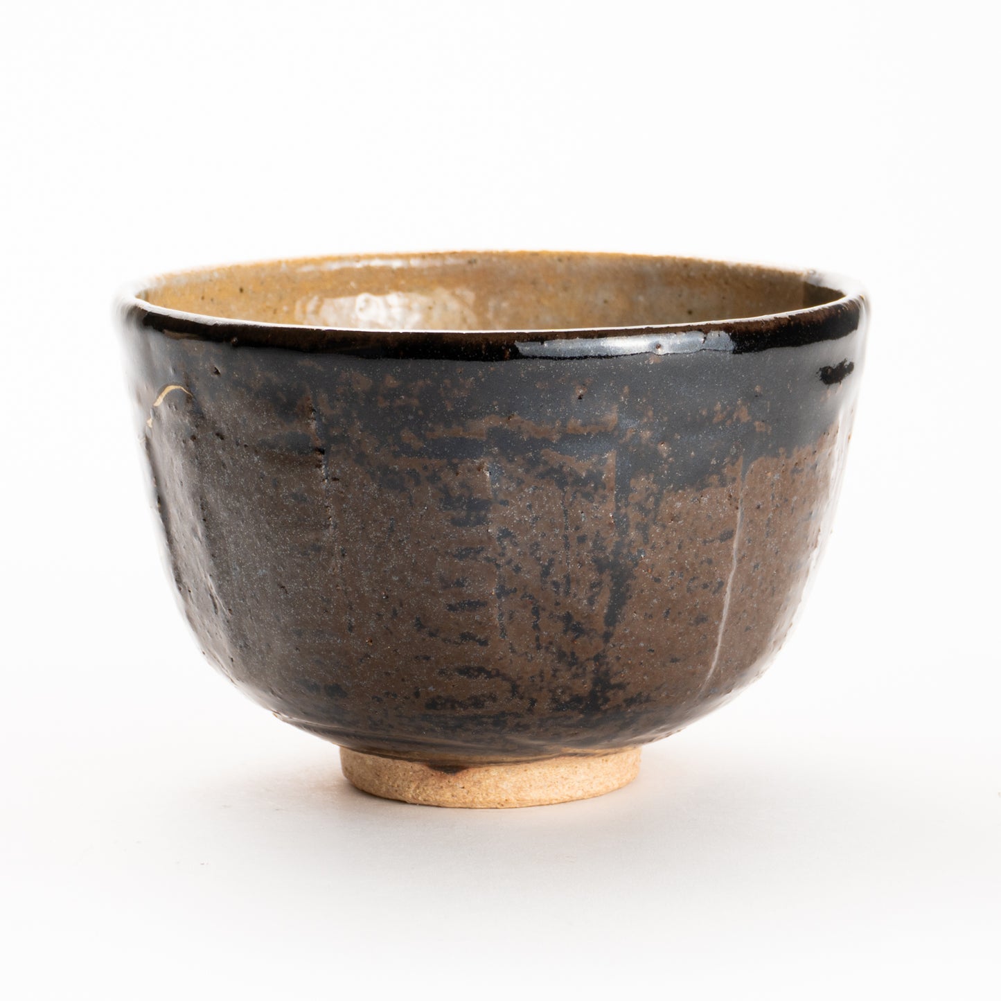 抹茶碗　灰釉掛分 蔦　良二 KOTOPOTTER