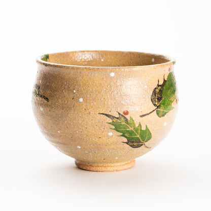 抹茶碗　灰釉 ヒイラギ　良二 KOTOPOTTER