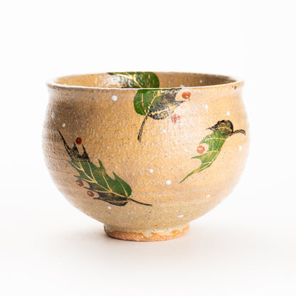 抹茶碗　灰釉 ヒイラギ　良二 KOTOPOTTER