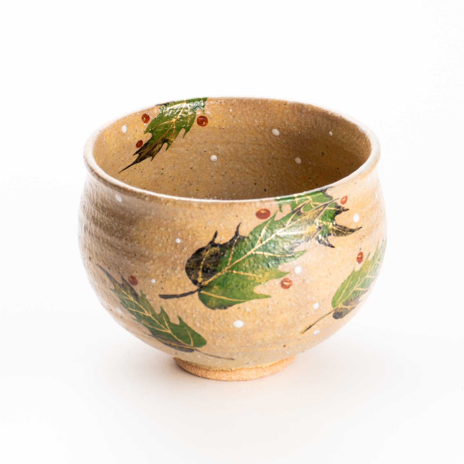 抹茶碗　灰釉 ヒイラギ　良二 KOTOPOTTER