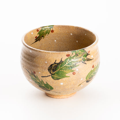 抹茶碗　灰釉 ヒイラギ　良二 KOTOPOTTER