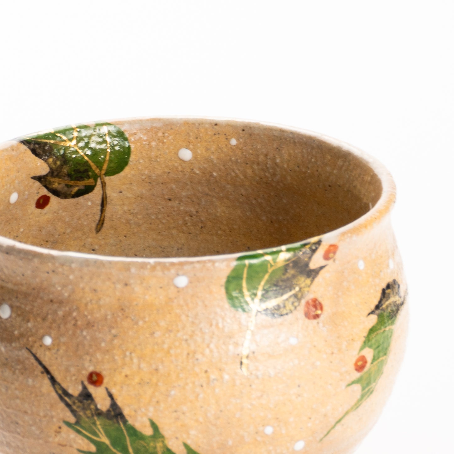 抹茶碗　灰釉 ヒイラギ　良二 KOTOPOTTER