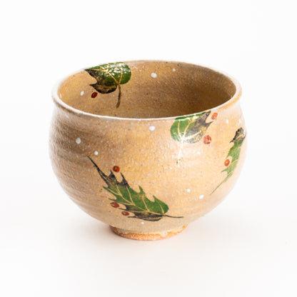 抹茶碗　灰釉 ヒイラギ　良二 KOTOPOTTER