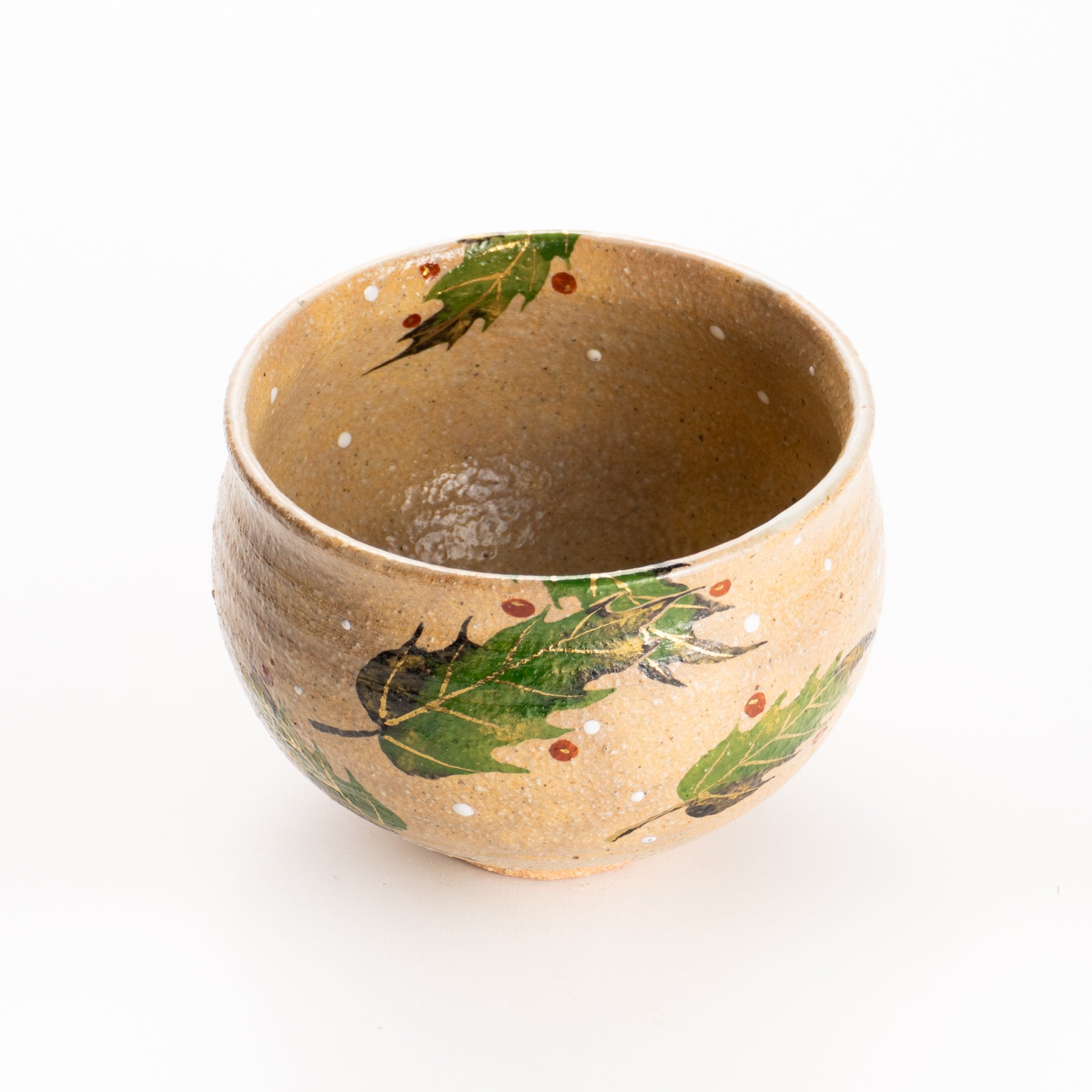 抹茶碗　灰釉 ヒイラギ　良二 KOTOPOTTER