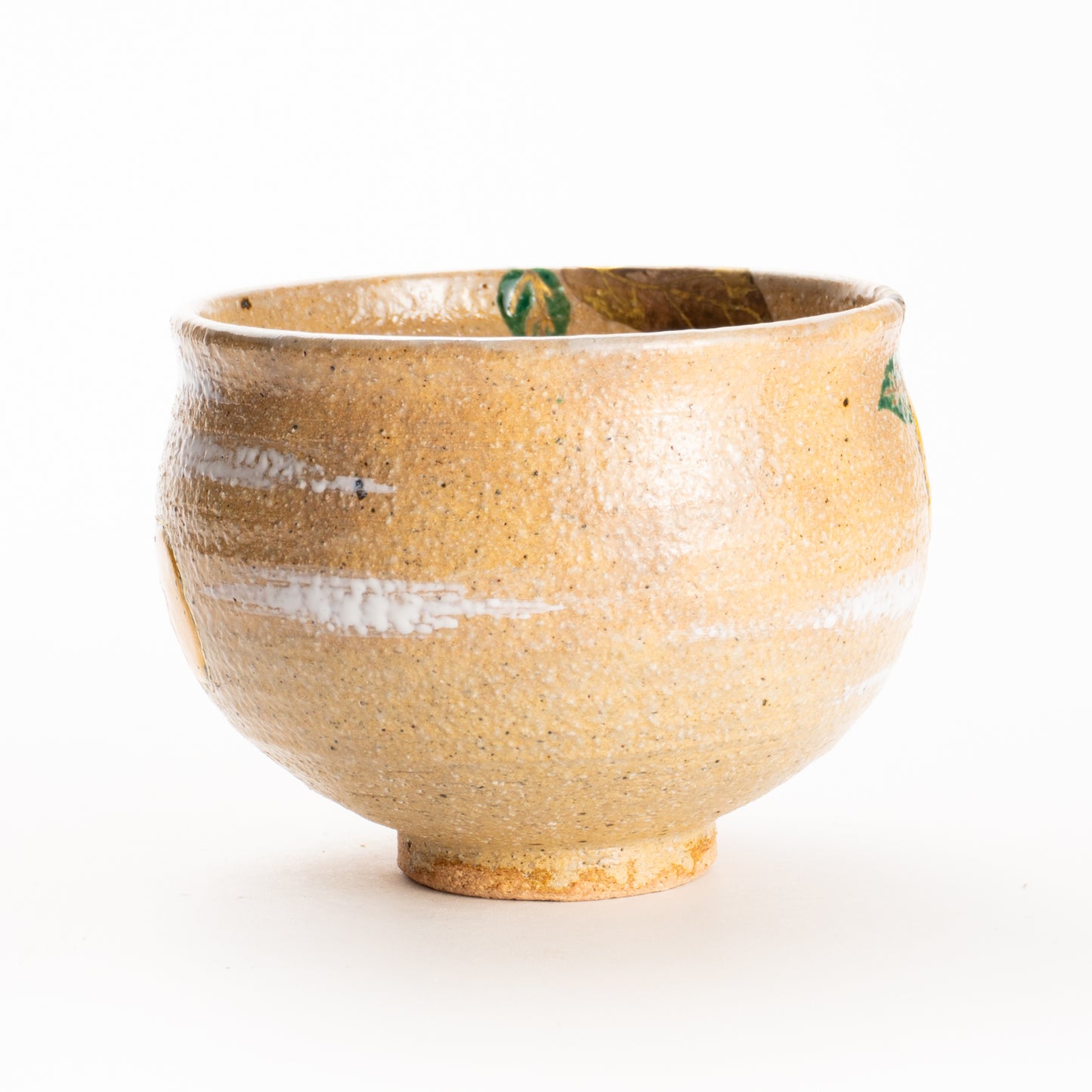 抹茶碗　灰釉 柚子　良二 KOTOPOTTER