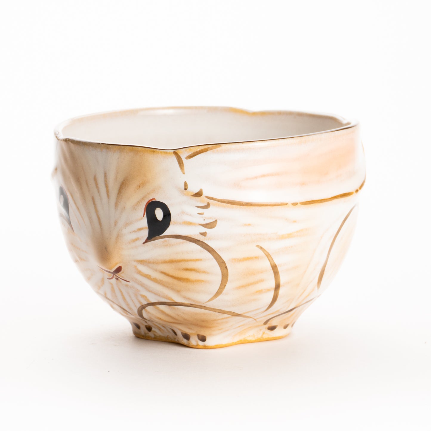 抹茶碗　灰釉 ロップイヤーラビット　良二 KOTOPOTTER