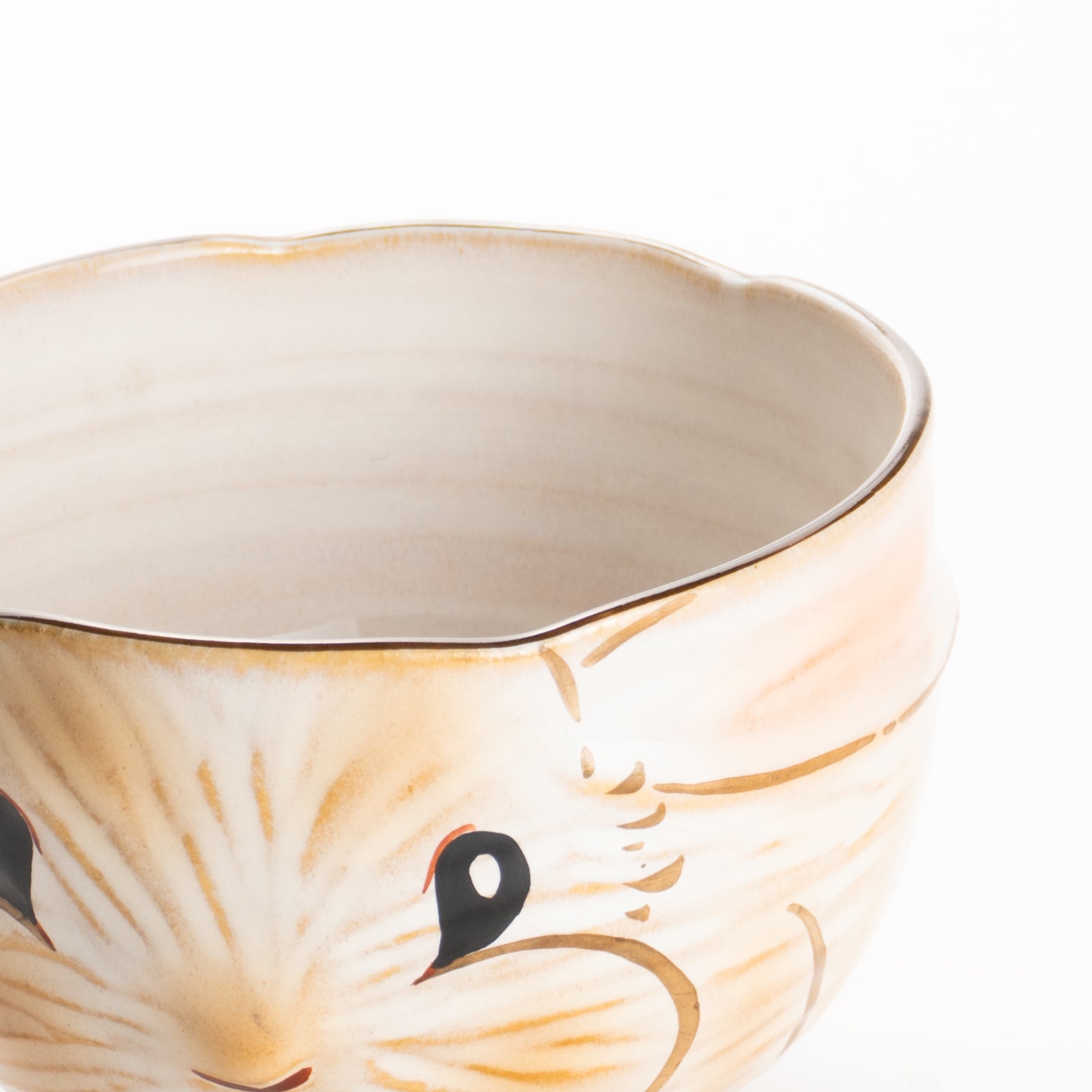 抹茶碗　灰釉 ロップイヤーラビット　良二 KOTOPOTTER