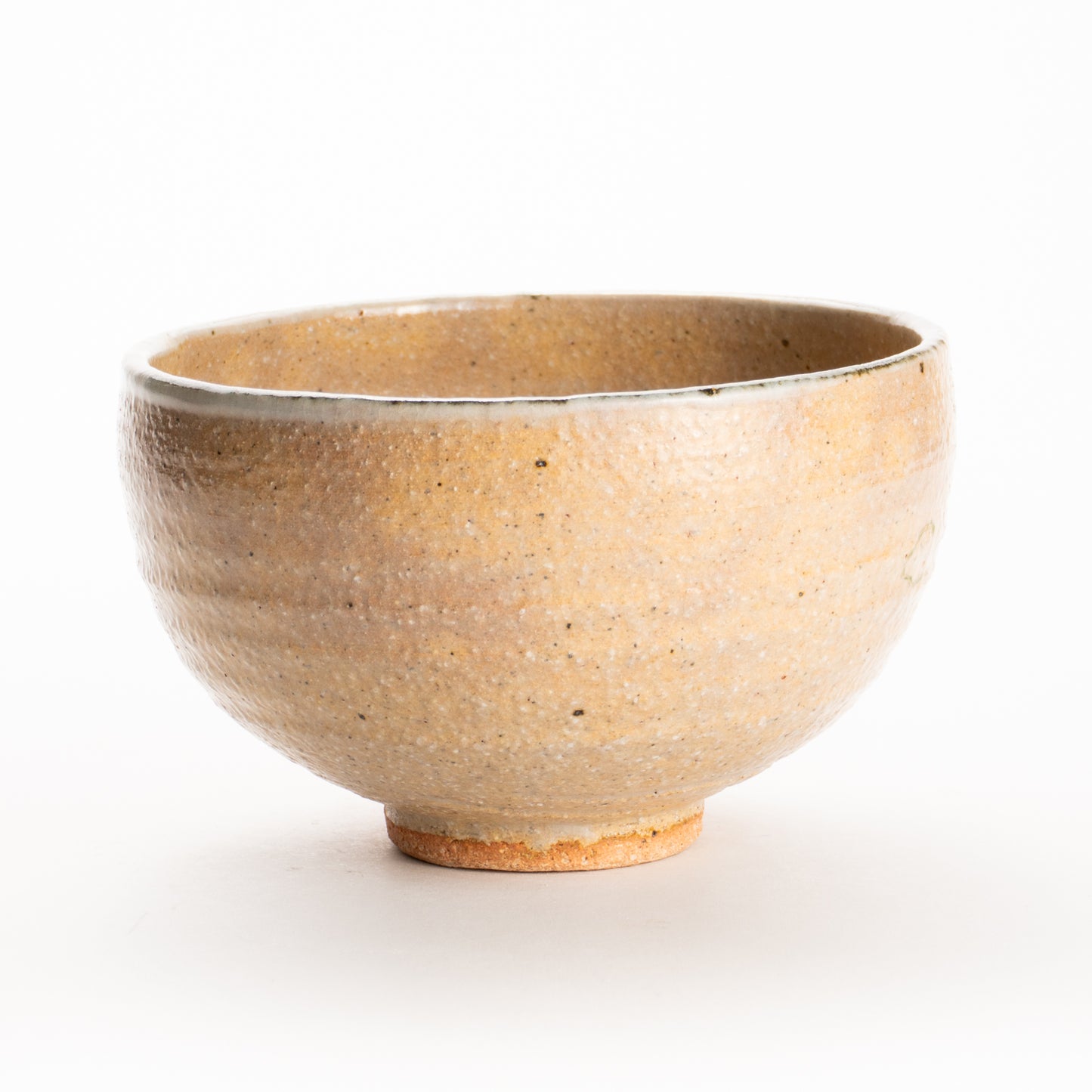 抹茶碗　灰釉 風船葛　良二 KOTOPOTTER