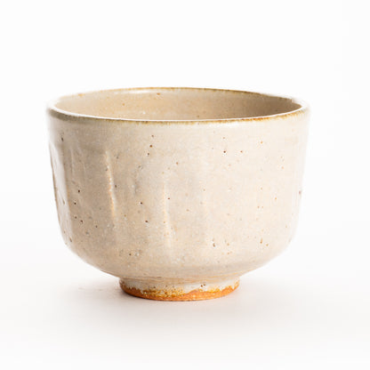 抹茶碗　灰釉 栗絵　良二 KOTOPOTTER