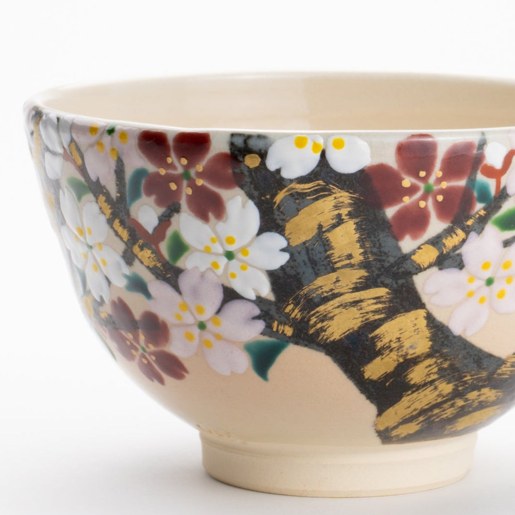Matcha Bowl -Sakura by Kakouzan-kiln| Kyoto traditional craft