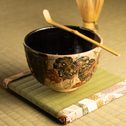 抹茶碗　灰釉掛分 蔦　良二 KOTOPOTTER