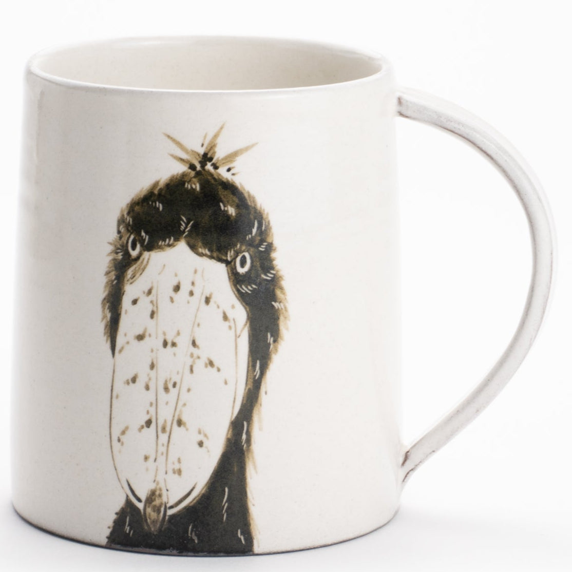 マグカップ　ハシビロコウB　澤田卓伸 - Handcrafted Japanese pottery from Kyoto - Kyo ware / Kiyomizu ware.