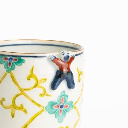 湯呑　交趾一閑人 有職唐草文様　秀峰堂 KOTOPOTTER