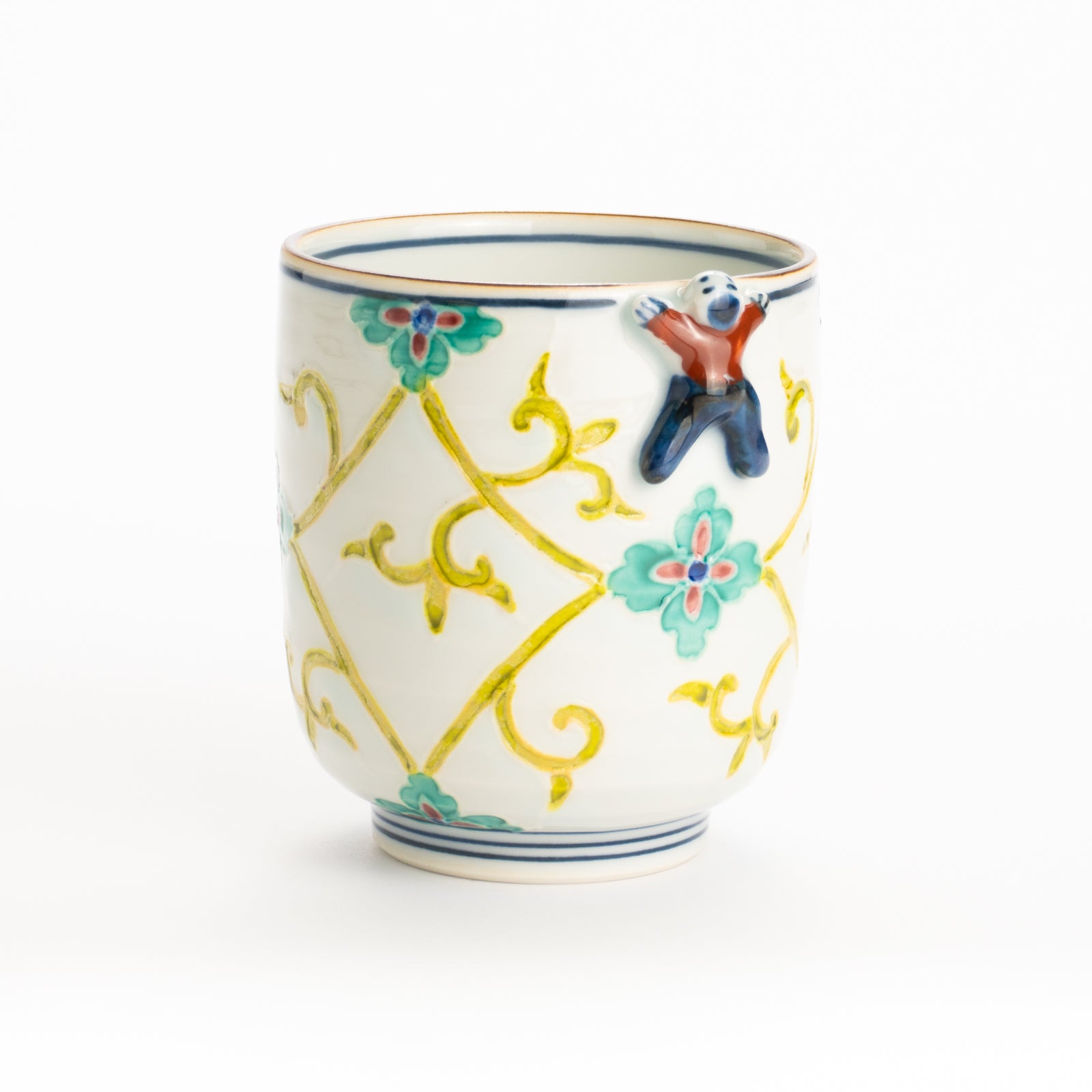 湯呑　交趾一閑人 有職唐草文様　秀峰堂 KOTOPOTTER