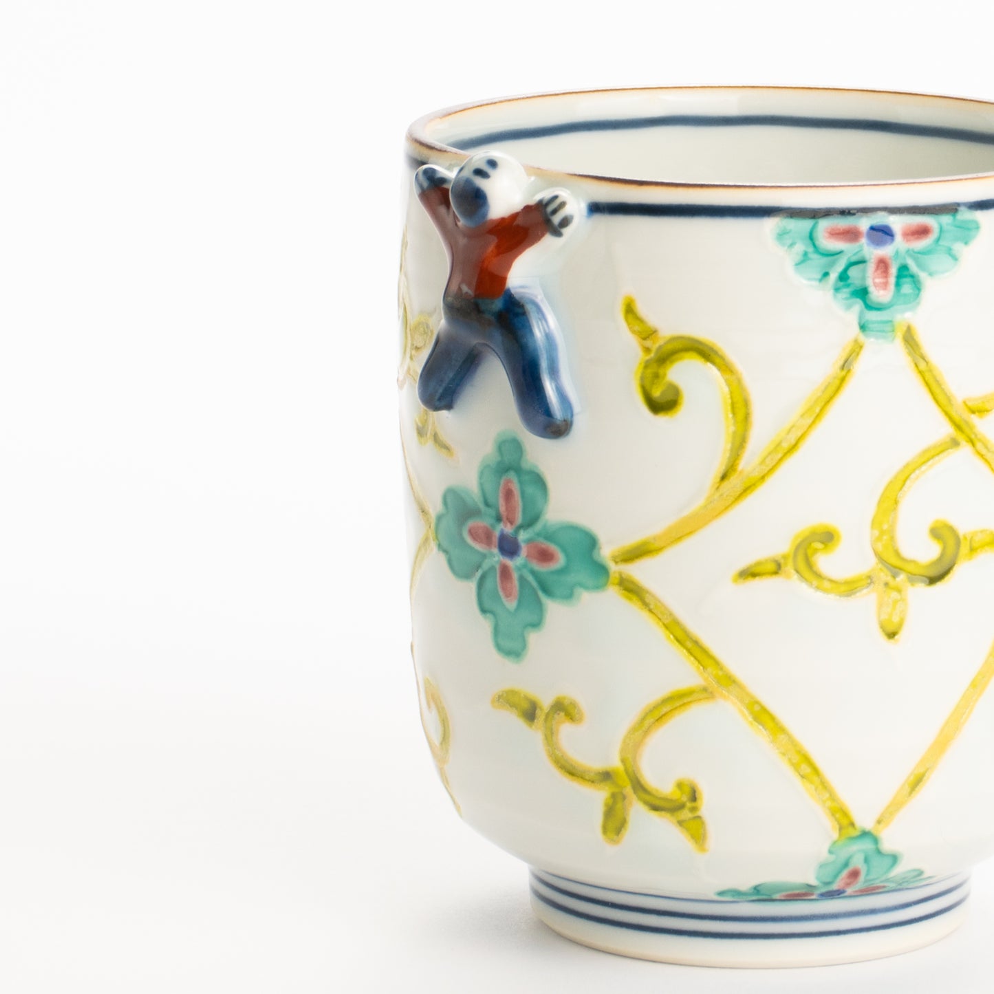 湯呑　交趾一閑人 有職唐草文様　秀峰堂 KOTOPOTTER
