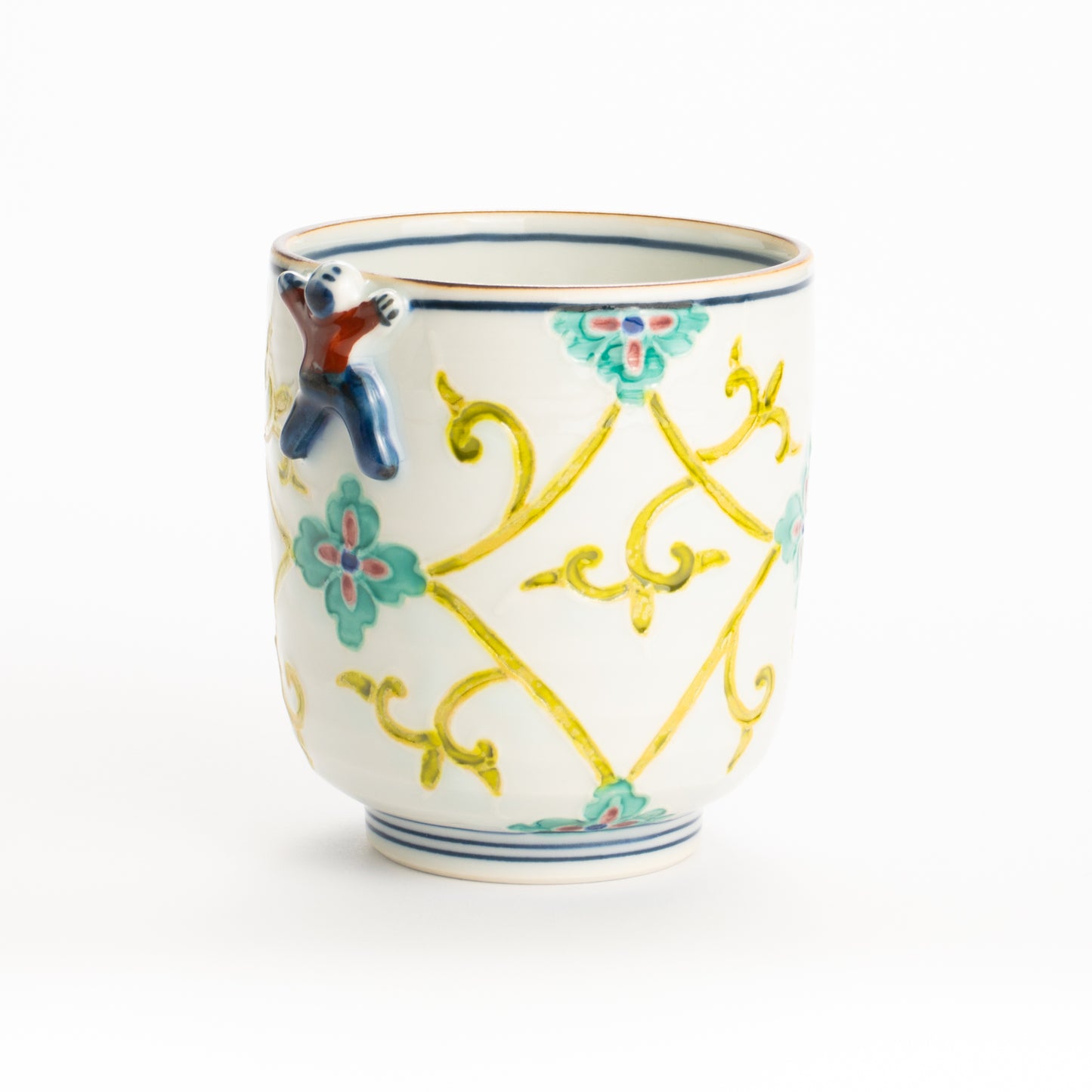湯呑　交趾一閑人 有職唐草文様　秀峰堂 KOTOPOTTER