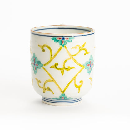 湯呑　交趾一閑人 有職唐草文様　秀峰堂 KOTOPOTTER