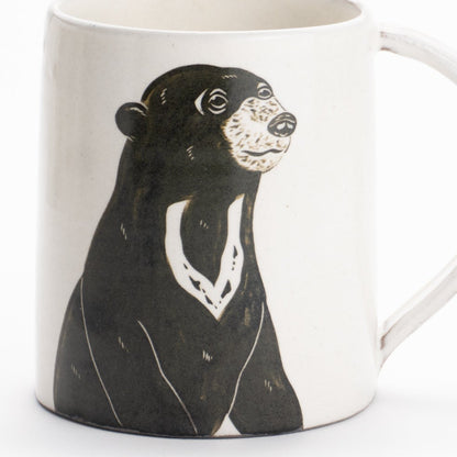 マグカップ　マレーグマ　澤田卓伸 - Handcrafted Japanese pottery from Kyoto - Kyo ware / Kiyomizu ware.