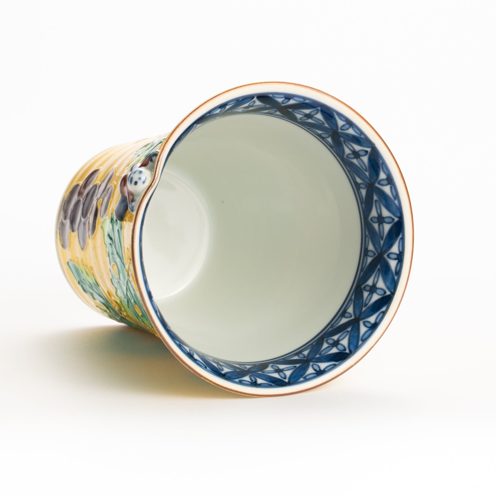 フリーカップ　金彩交趾一閑人 葡萄　秀峰堂 KOTOPOTTER