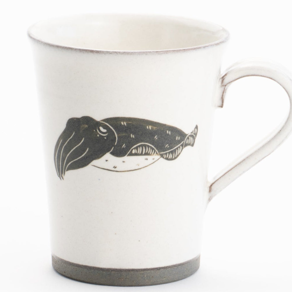 コーヒーカップ　コウイカ　澤田卓伸 - Handcrafted Japanese pottery from Kyoto - Kyo ware / Kiyomizu ware.