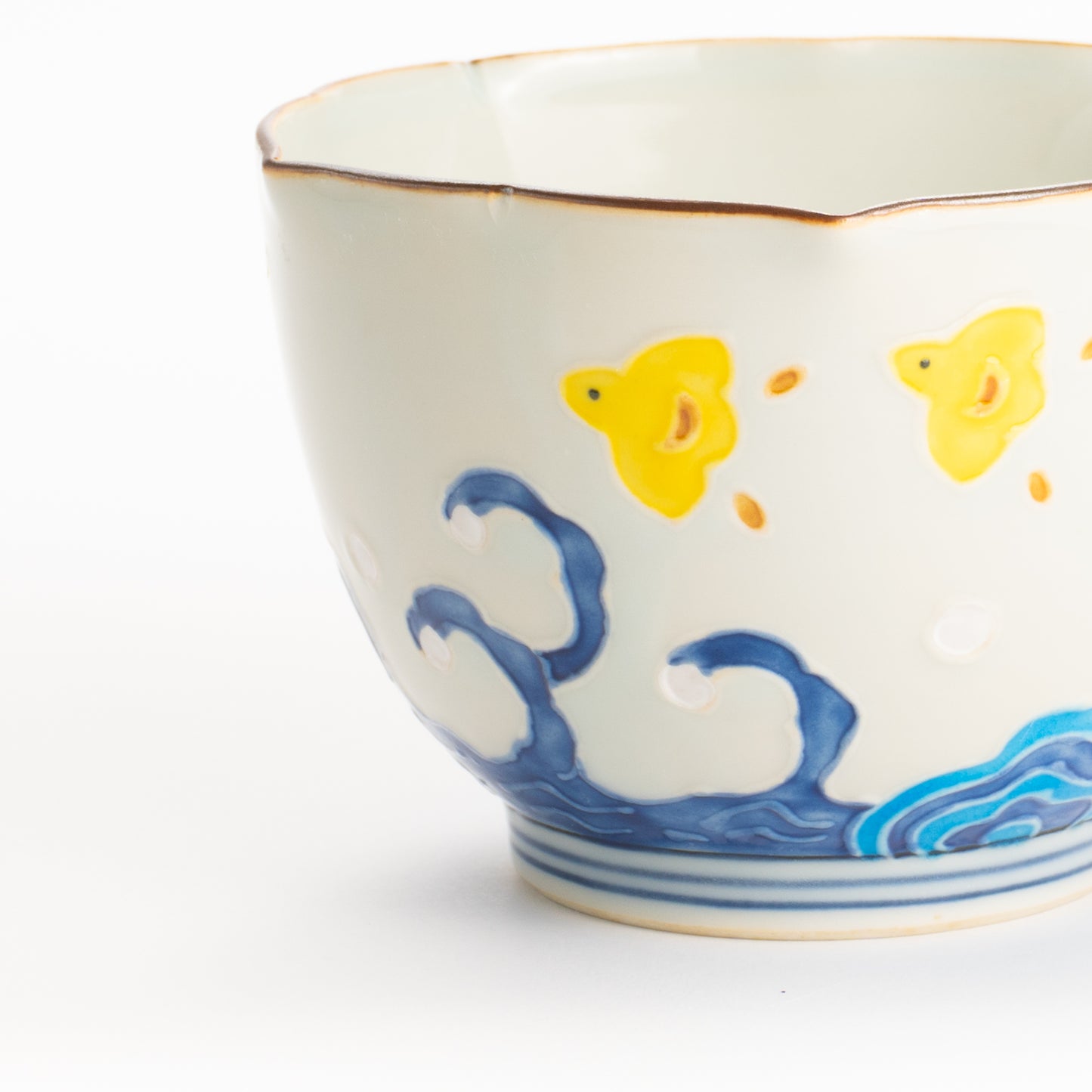 小鉢　千鳥に波　秀峰堂 KOTOPOTTER