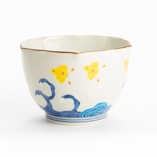 小鉢　千鳥に波　秀峰堂 KOTOPOTTER