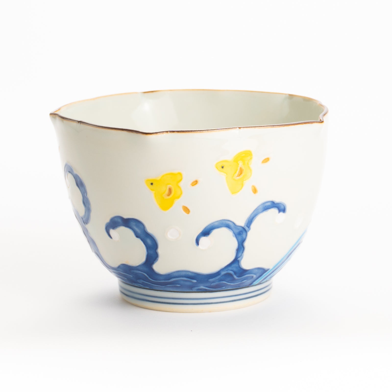 小鉢　千鳥に波　秀峰堂 KOTOPOTTER