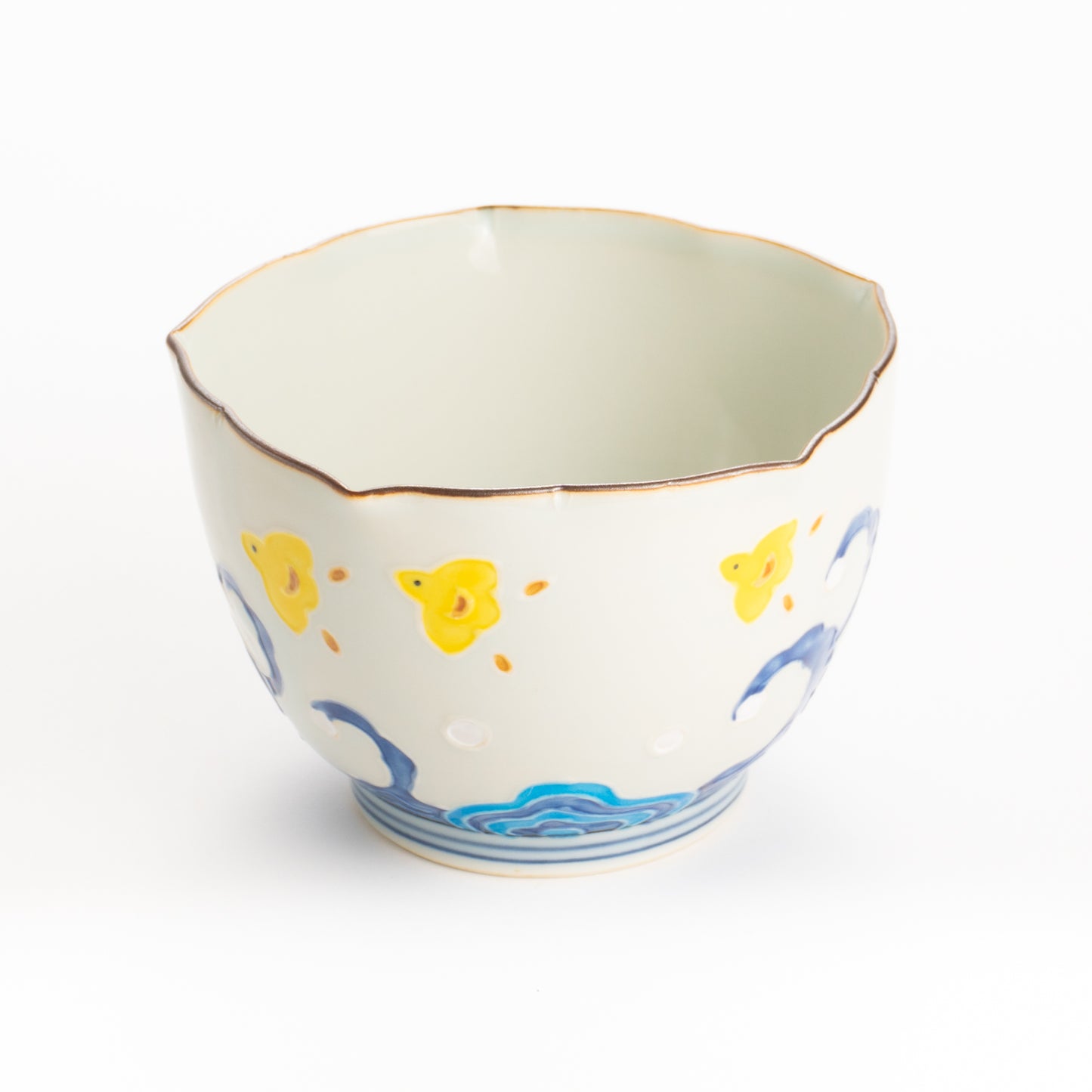小鉢　千鳥に波　秀峰堂 KOTOPOTTER
