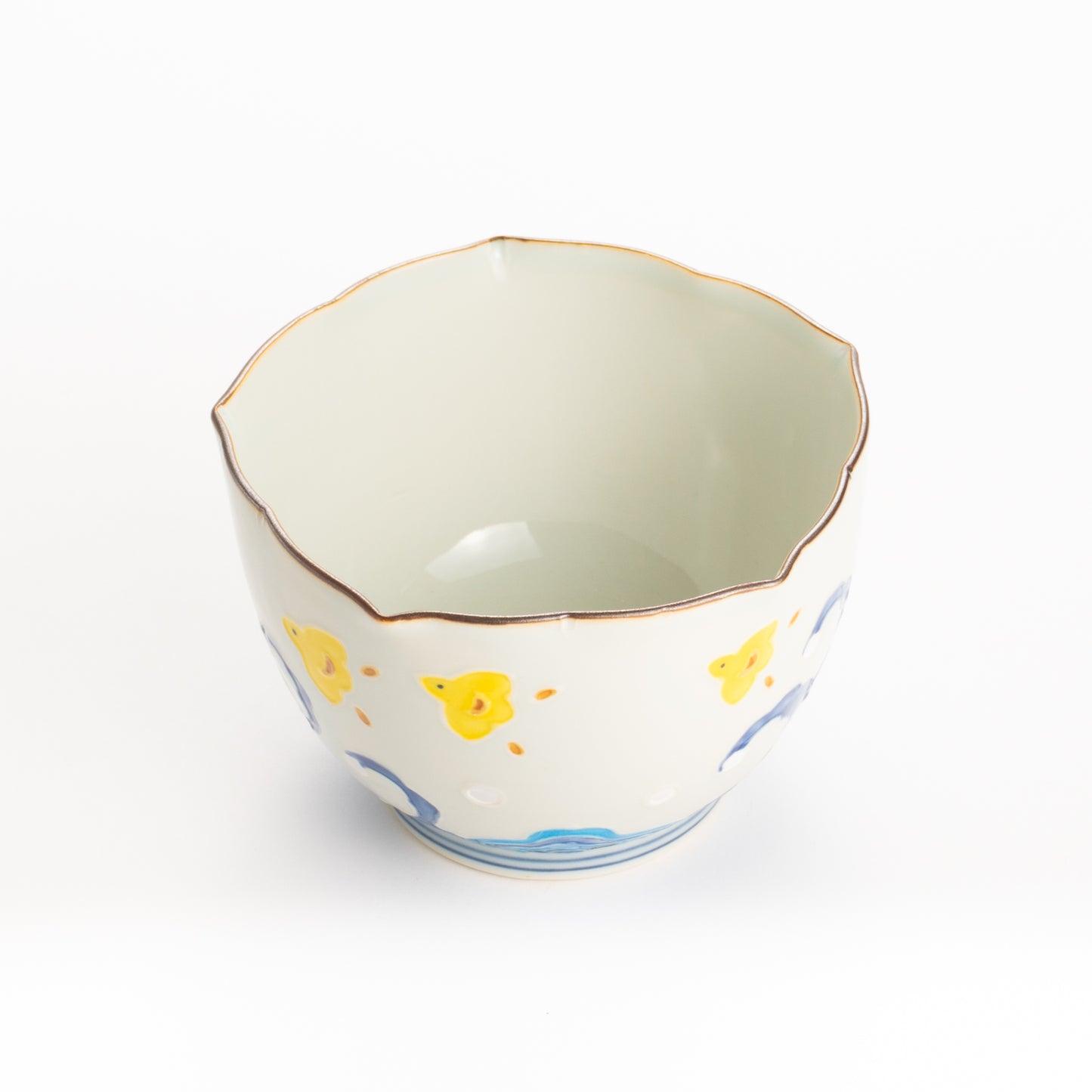 小鉢　千鳥に波　秀峰堂 KOTOPOTTER