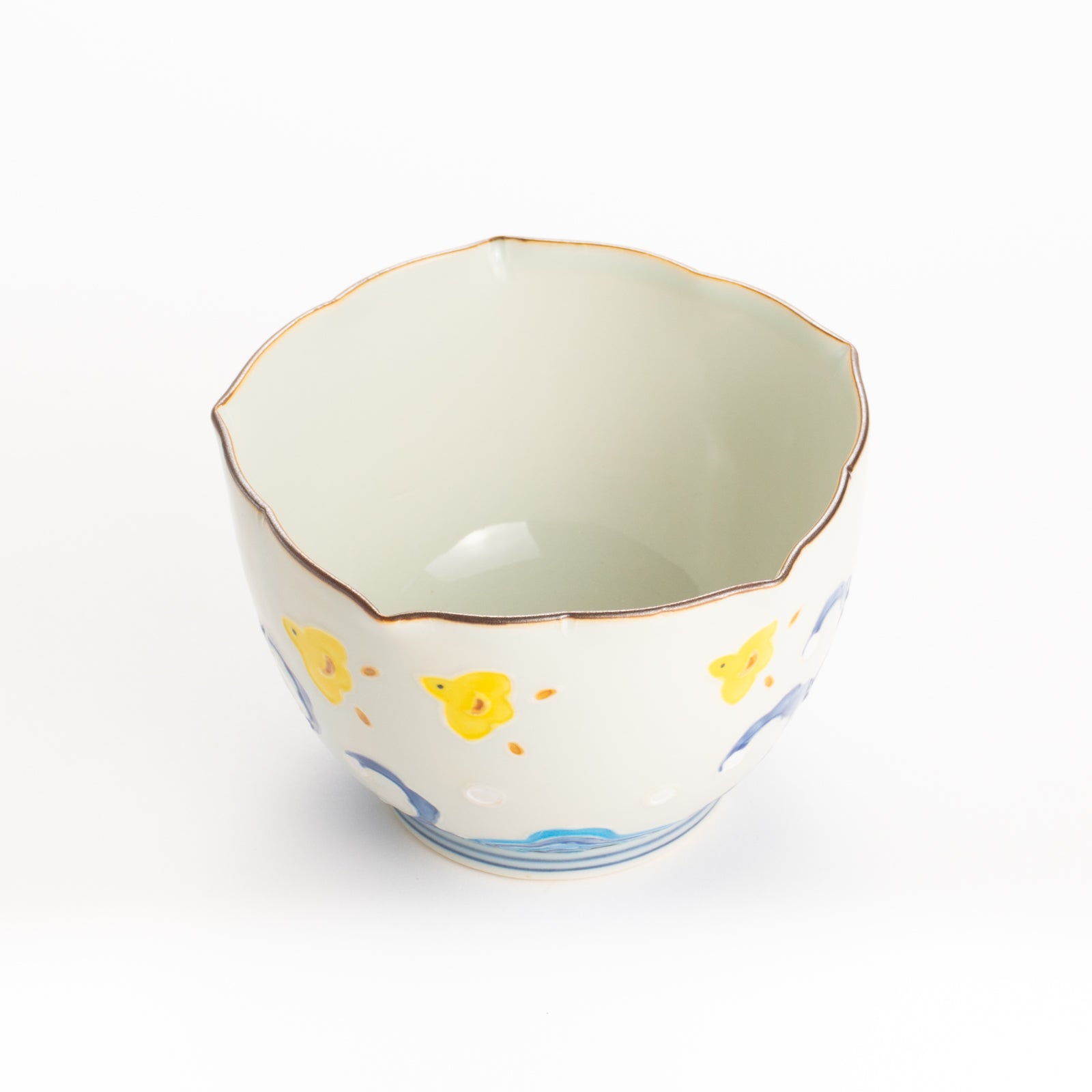 小鉢　千鳥に波　秀峰堂 KOTOPOTTER