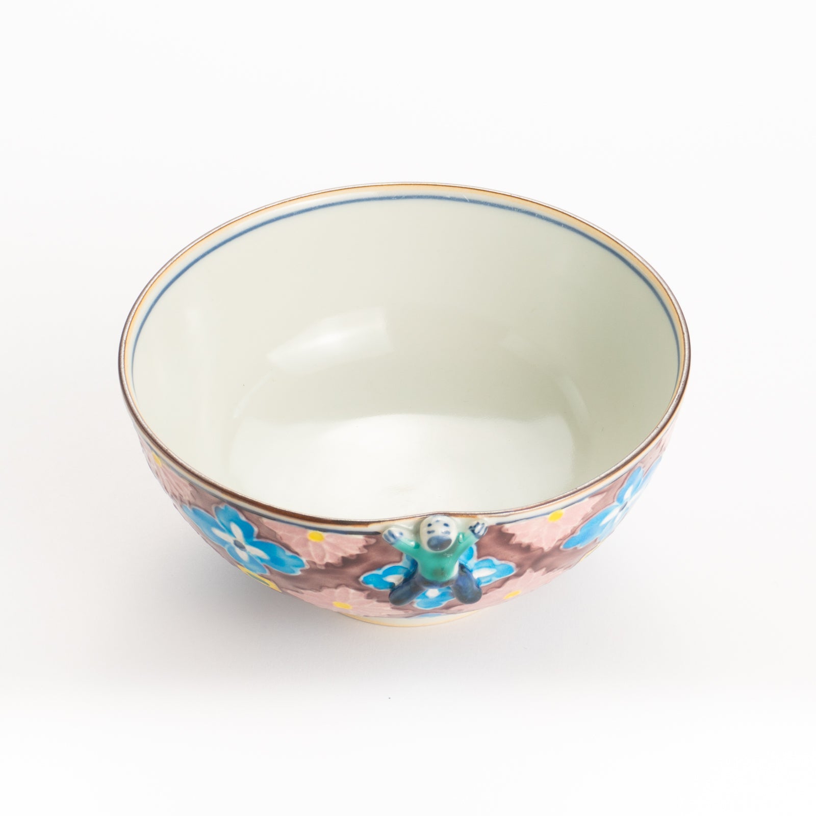 茶碗　交趾一閑人 有職文様　秀峰堂 KOTOPOTTER